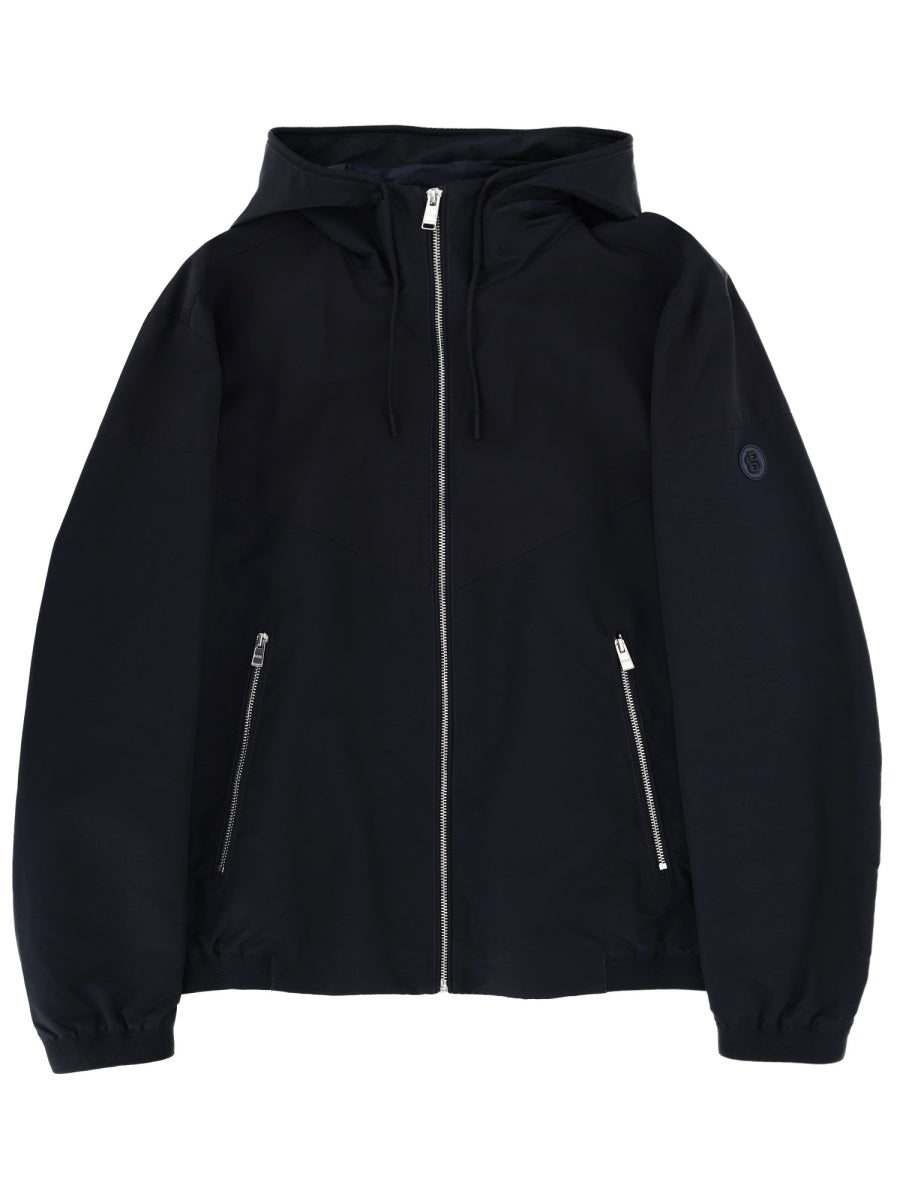 H-Cireno Jacket Blue Polyester