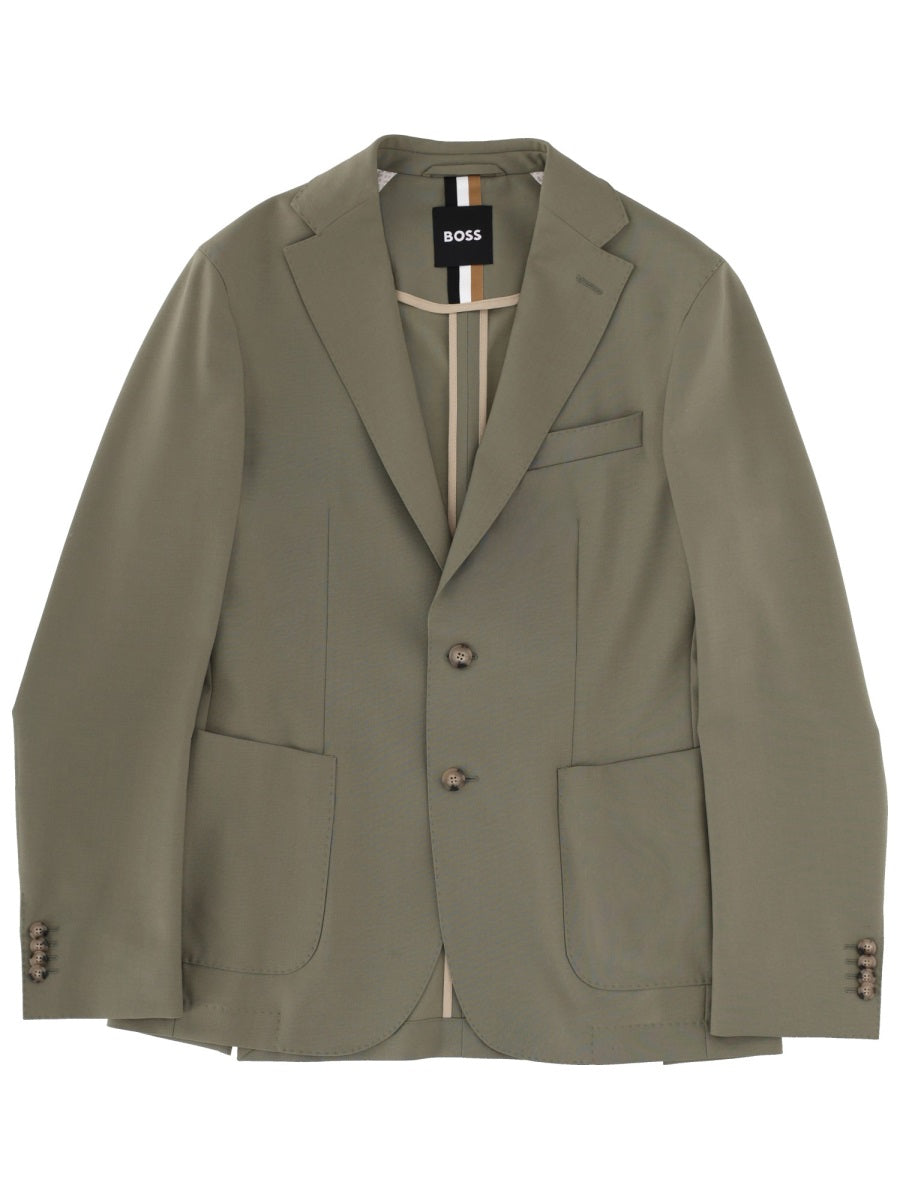 C-Hanry Jacket Green Virgin Wool