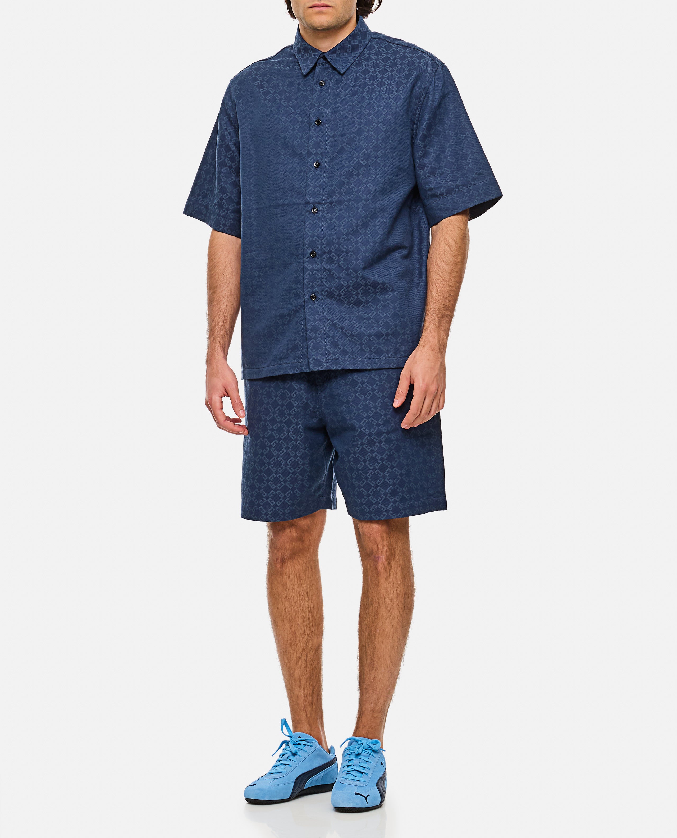 Givenchy Shorts Blue Co Vi