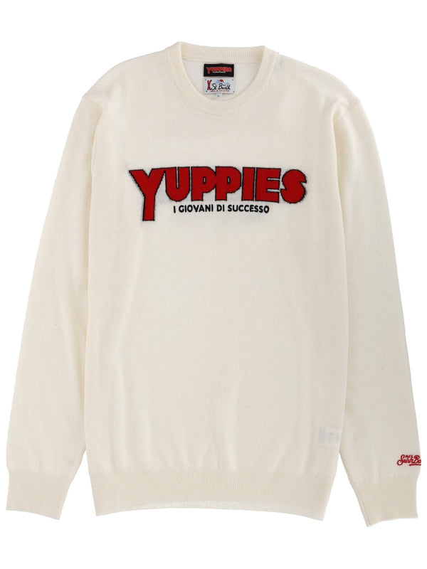 Printed Sweater Grey Cashmere Sweatshirts