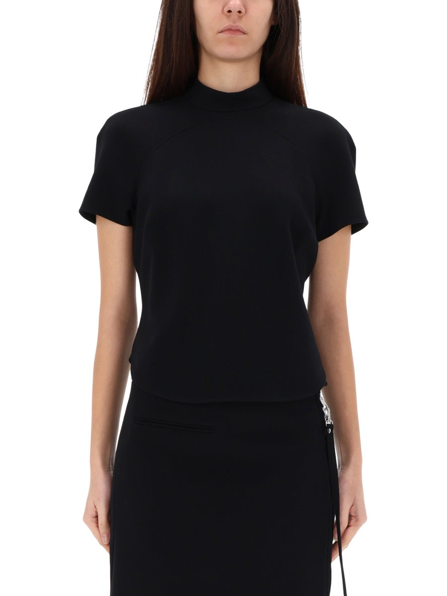 Circle Heritage Top Black Tops