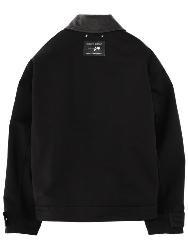 Black Bomber Jacket Cotton Trench & Raincoats