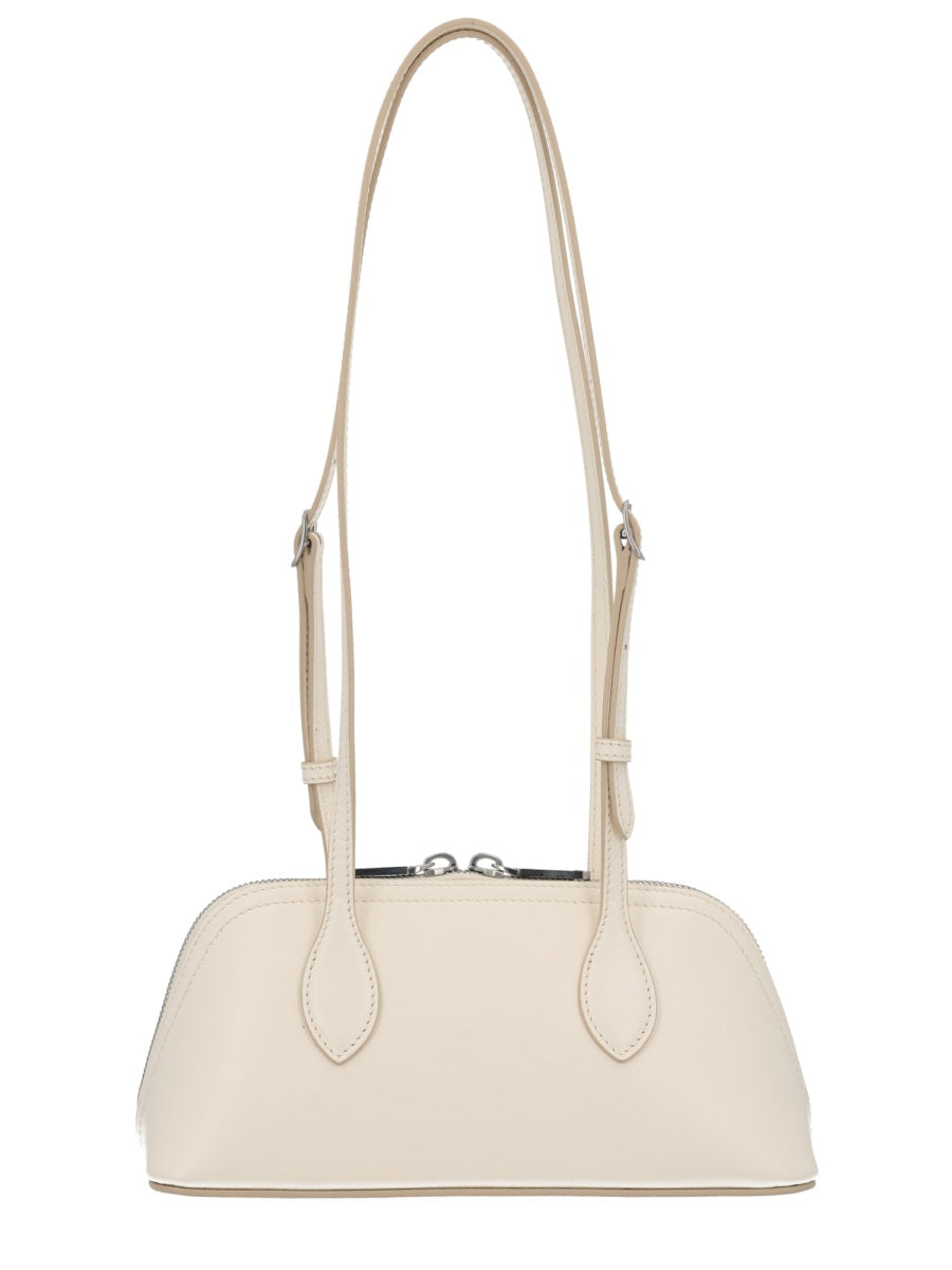 Praline S Bag White Calf Leather Handbags
