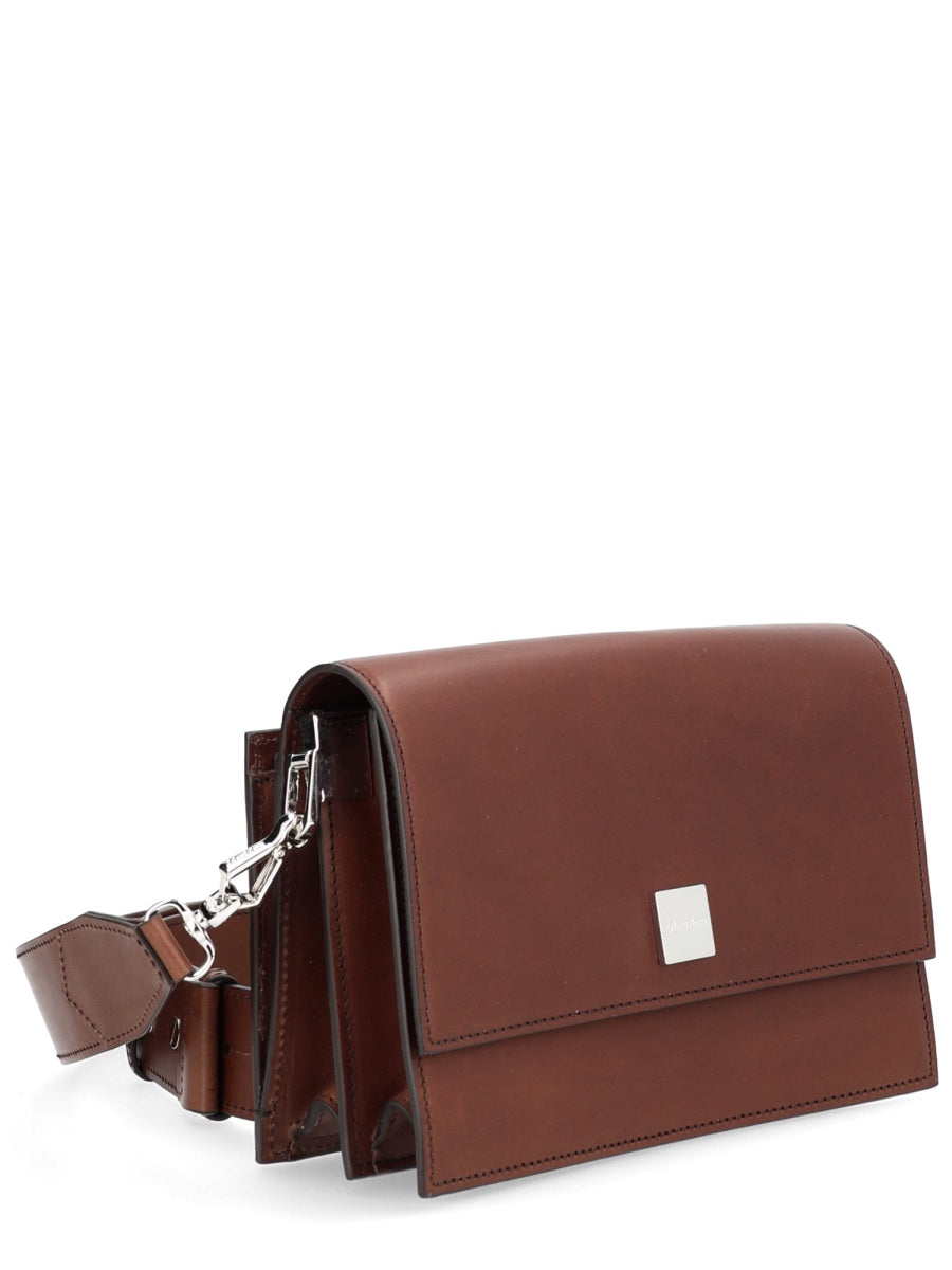 Leather Shoulder Bag Brown