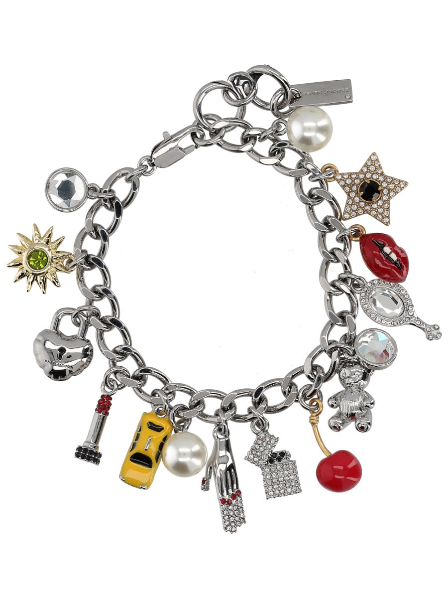 Trinket Charm Bracelet Silver Brass Bracelets