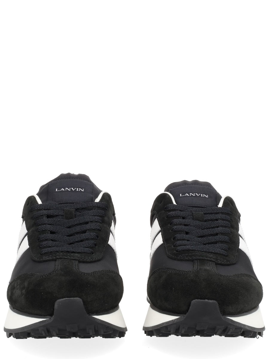 Sneaker Bumpr Black Calf Leather Bovine Trainers