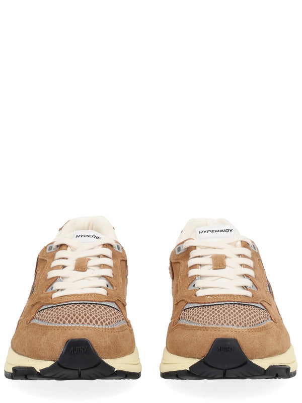 Hyperway Sneaker Brown Cow Leather Trainers