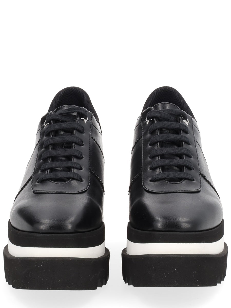 Sneak Elyse Sneaker Black Polyurethane Trainers