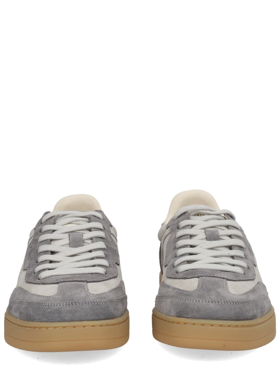 Says T-Toe Sneaker Grey Leather Trainers