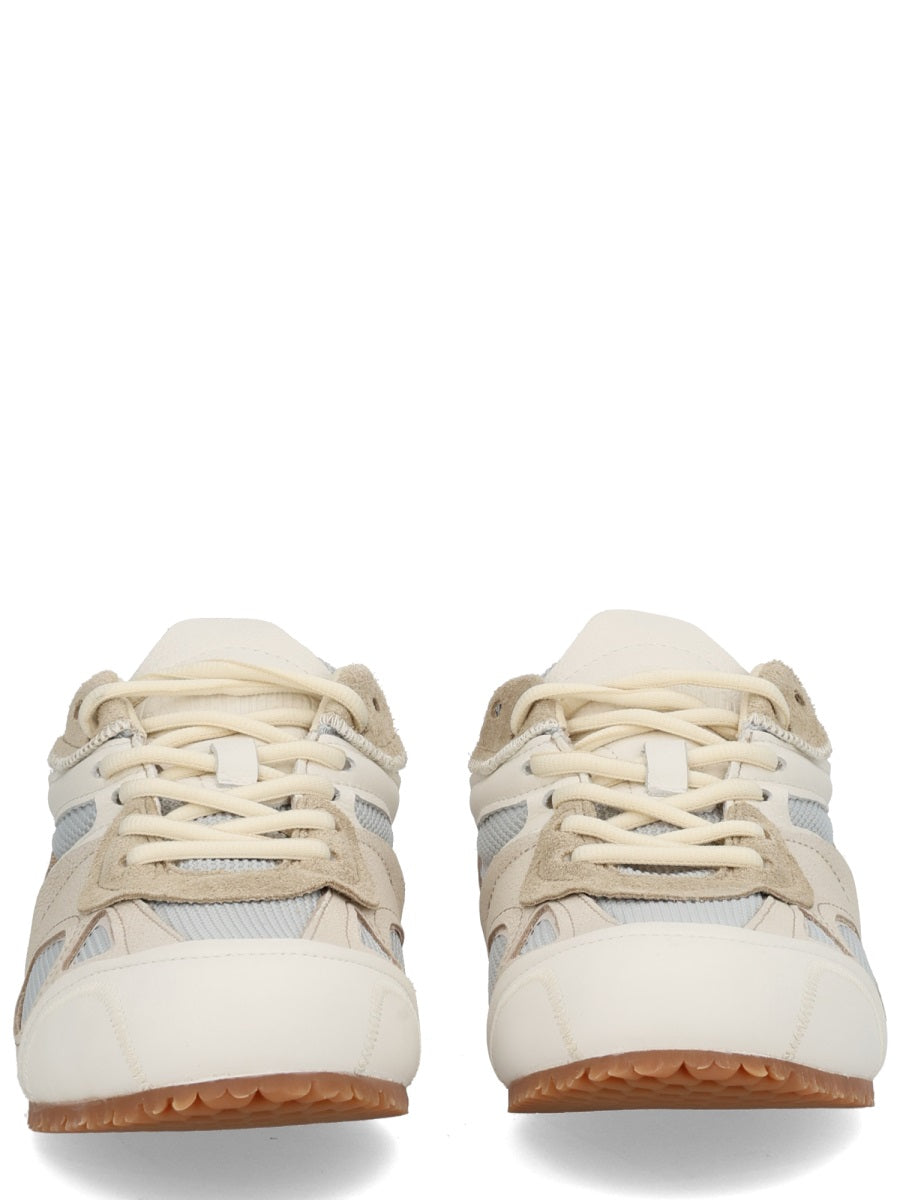 Slow Runner Sneaker White Leather Trainers