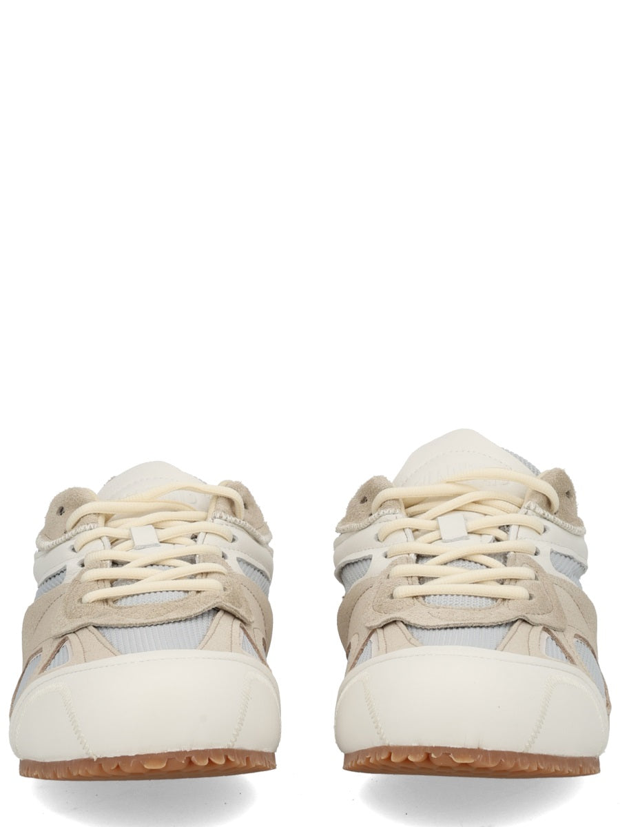 Slow Runner Sneaker White Leather Trainers