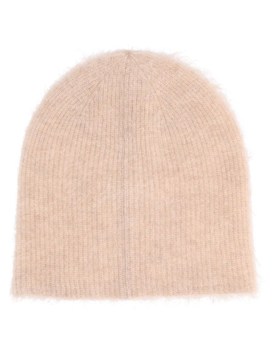 Reversible Cashmere Cap Beige Hat
