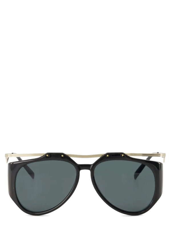 Amelia Black Glasses Acetate Metal Sunglasses