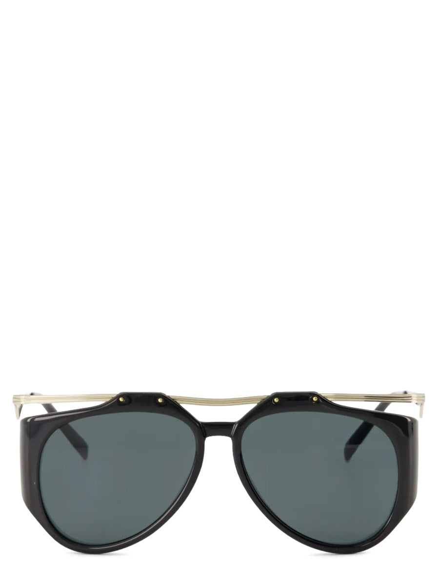 Amelia Black Glasses Acetate Metal Sunglasses