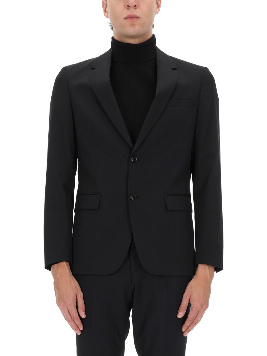 H-Houston Blazer Black Polyester Jacket