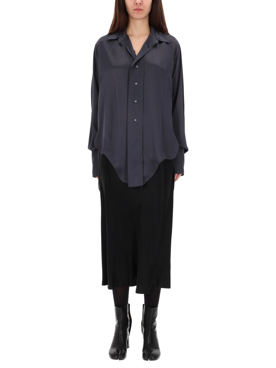 Long-Sleeved Shirt Grey Acetate T-shirts