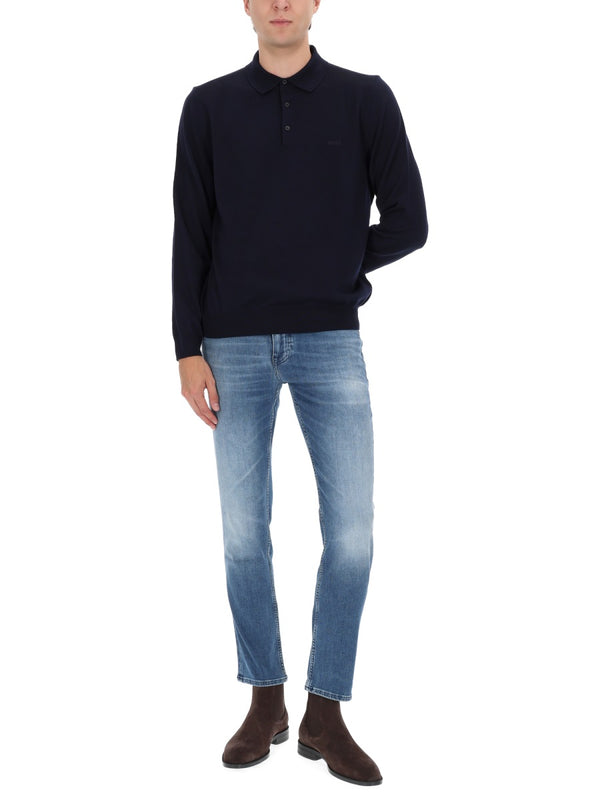 Delaware Jeans Blue Cotton