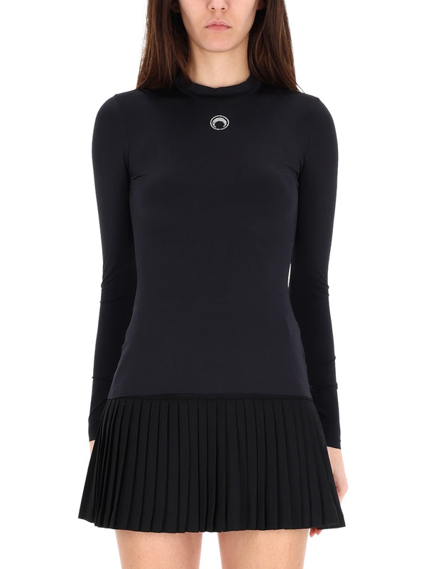 T-Shirt Moon Black Polyamide