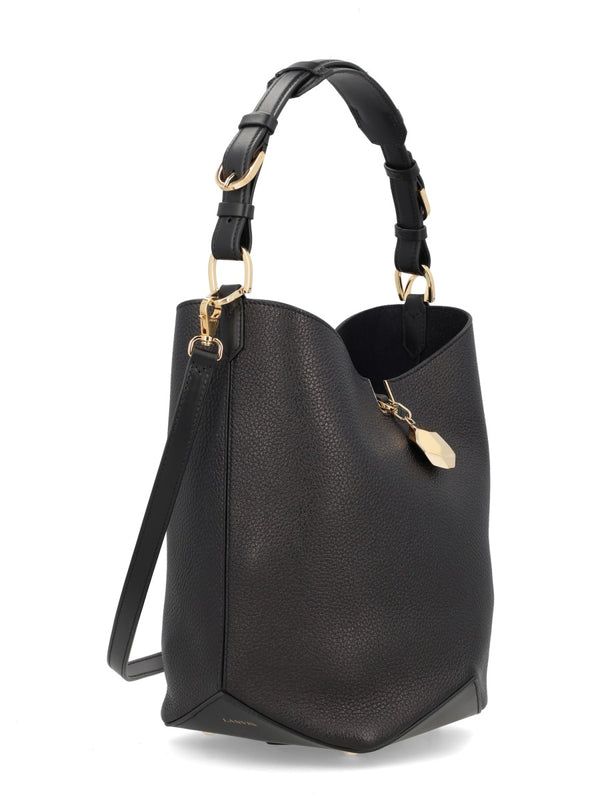 Catch Handbag Black Calf Leather Handbags