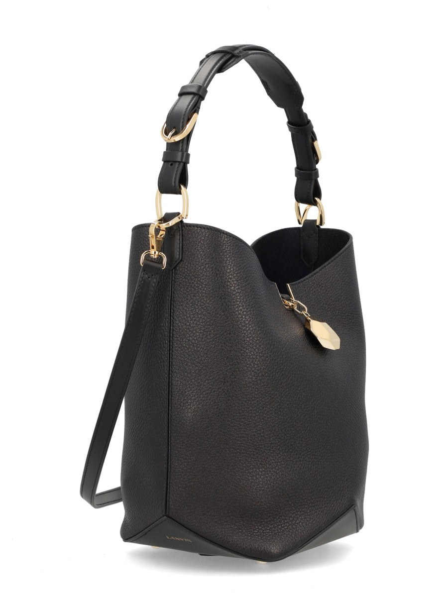 Catch Handbag Black Calf Leather Handbags