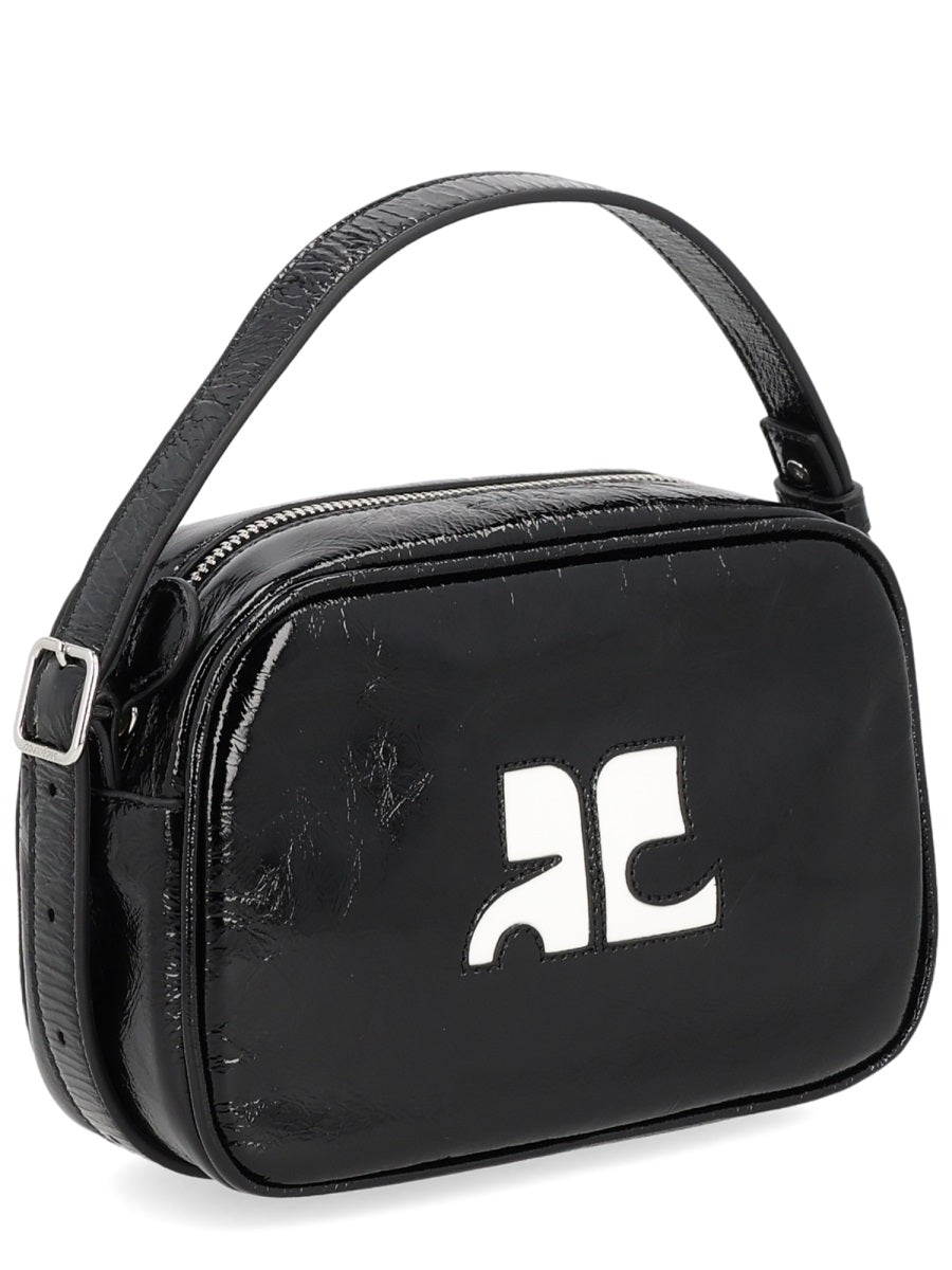 Reedition Naplack Bag Black Cow Leather Shoulder