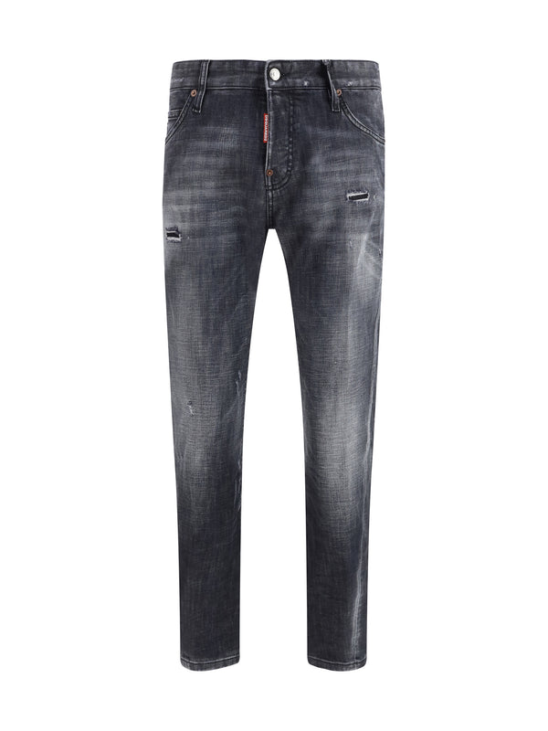 Dsquared2 98% Cotton jeans in black