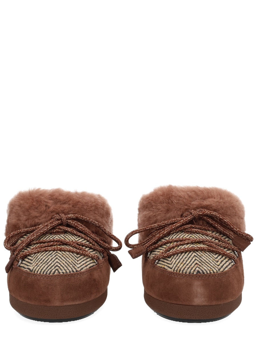 Mule Chalet Moon Boot X Guest Residence Brown Leather
