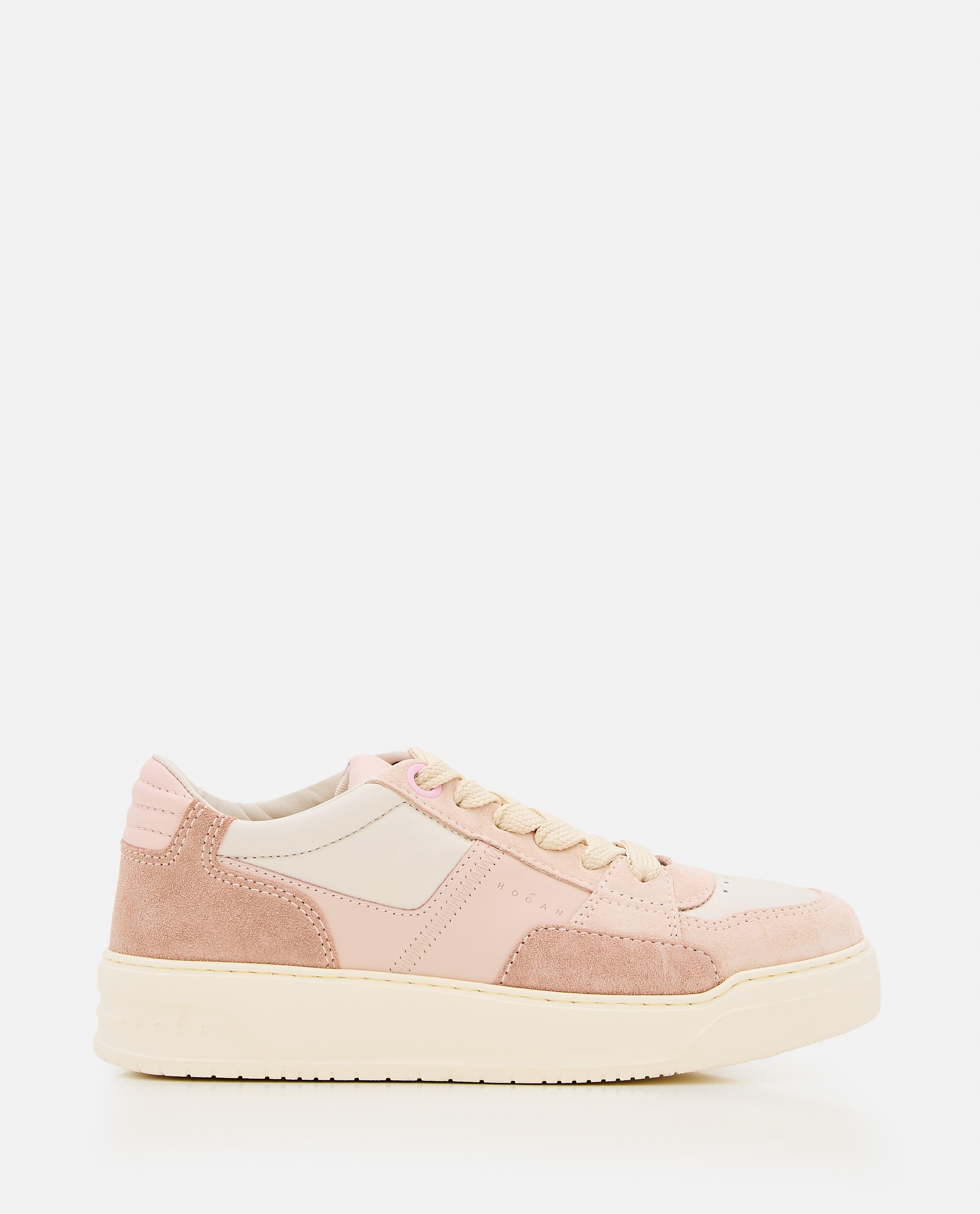 Hogan Sneakers Pink Calfskin Leather