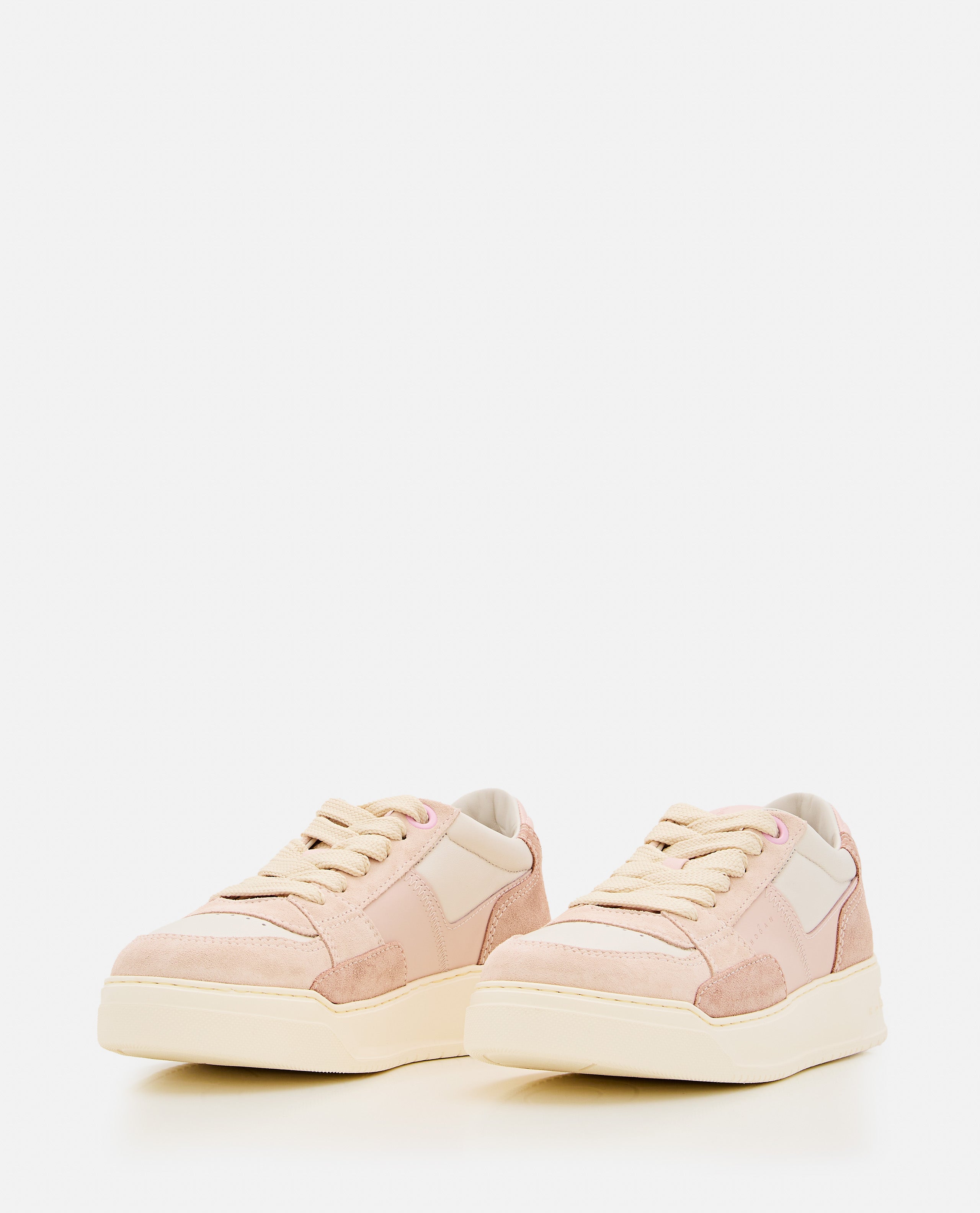 Hogan Sneakers Pink Calfskin Leather