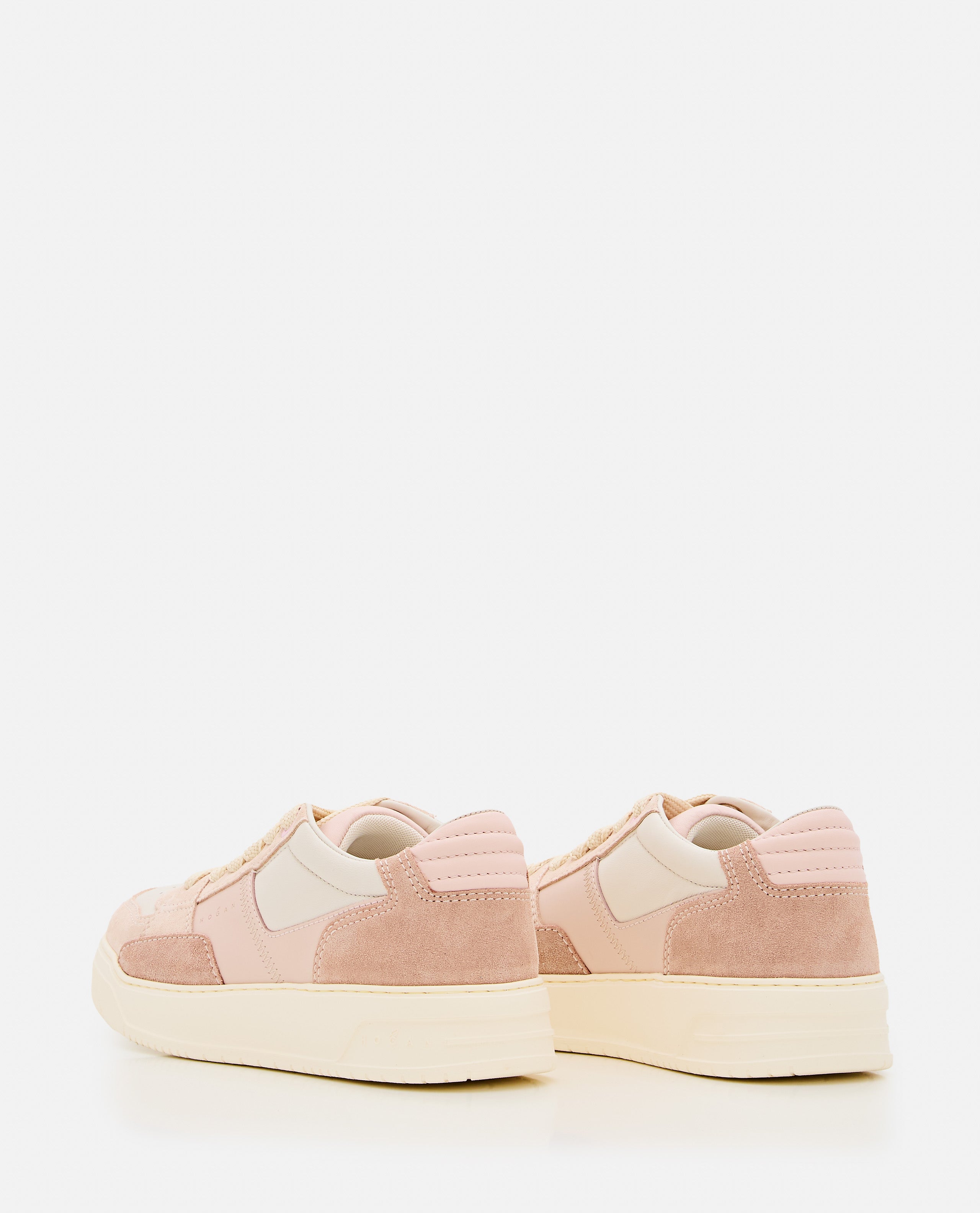 Hogan Sneakers Pink Calfskin Leather