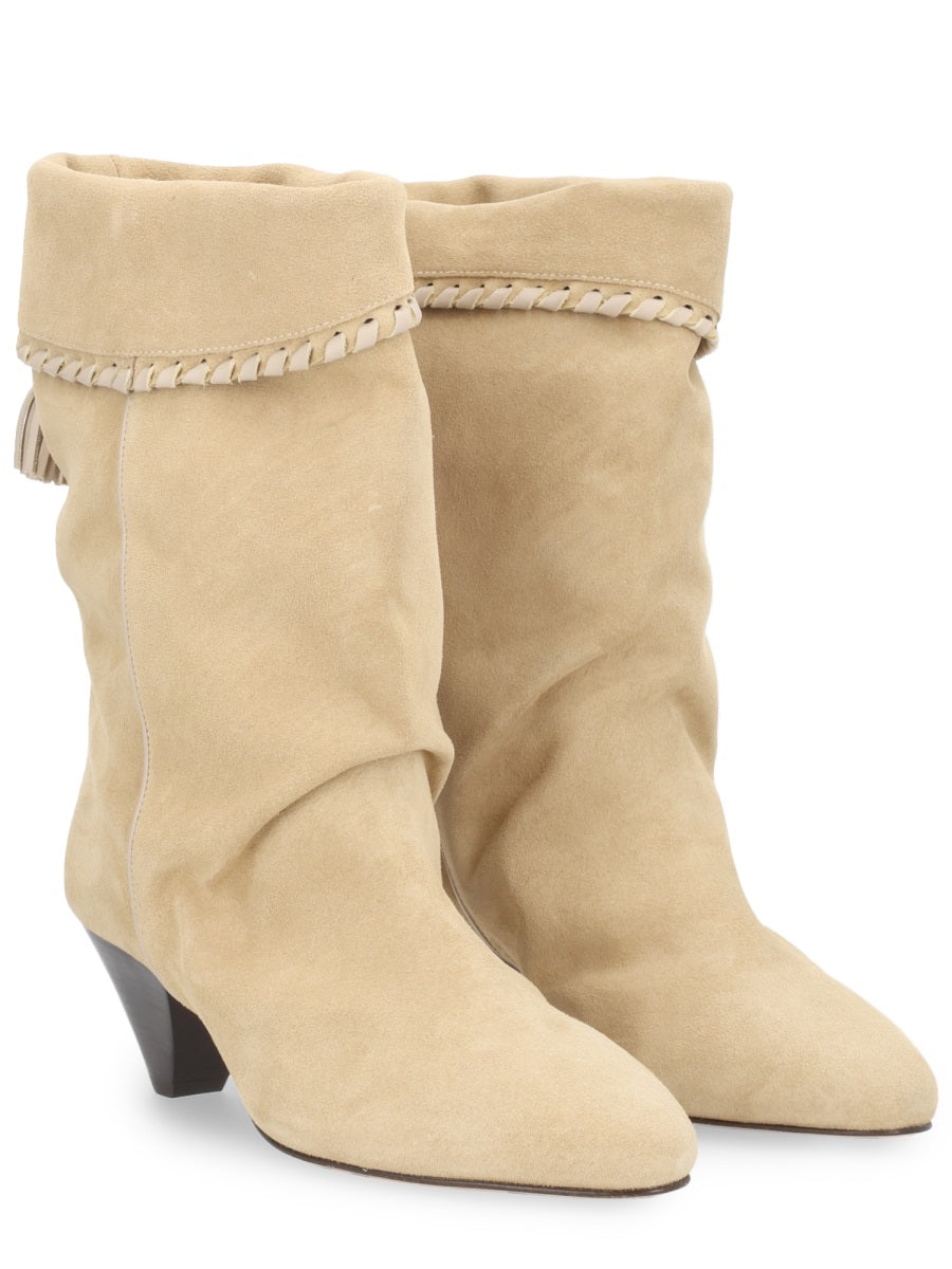 Boot Dalby-Gz Beige Calf Leather