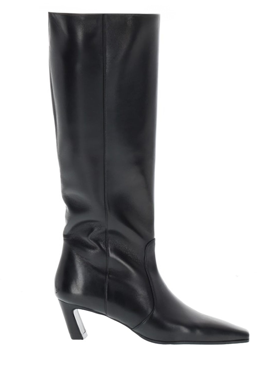 Leather Stassi Boots Black
