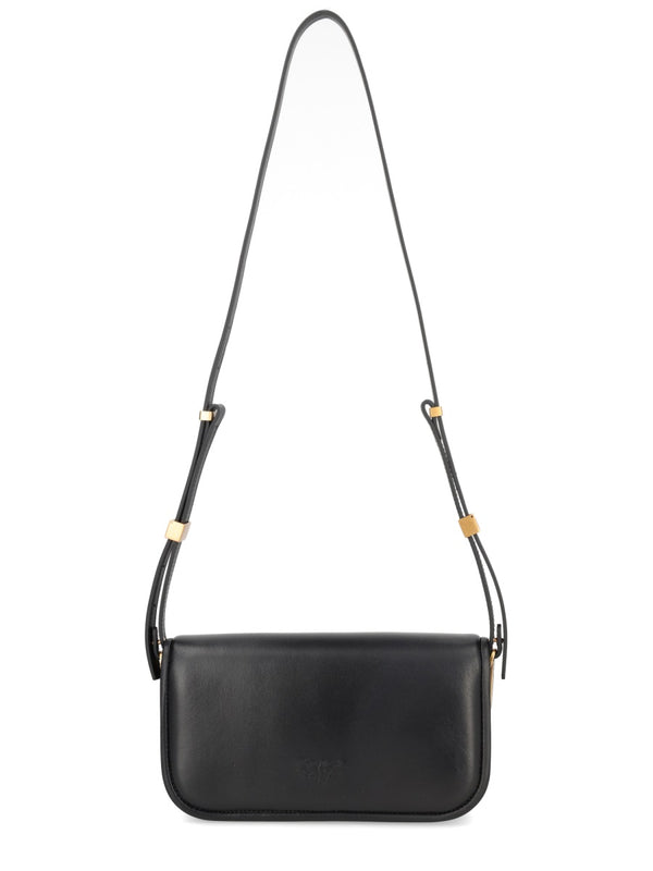 Small Love Bag Black Leather Shoulder
