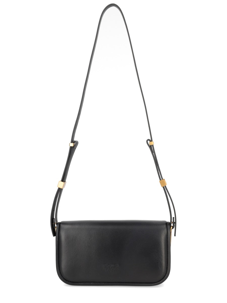 Small Love Bag Black Leather Shoulder
