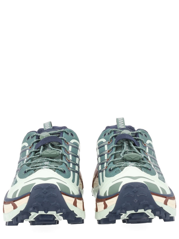 Mafate Three2 Wordmark Sneaker Green Synthetic Trainers