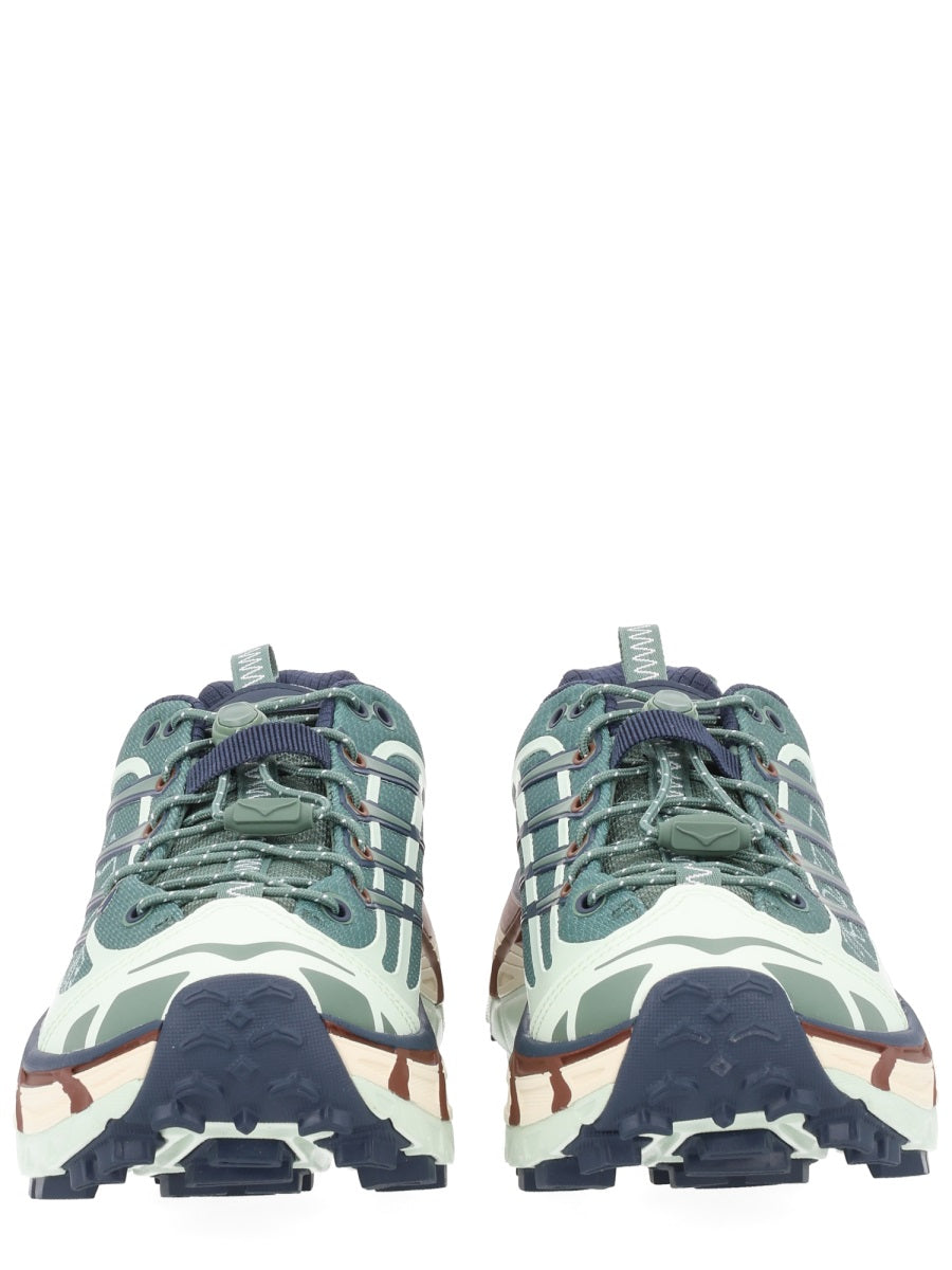 Mafate Three2 Wordmark Sneaker Green Synthetic Trainers