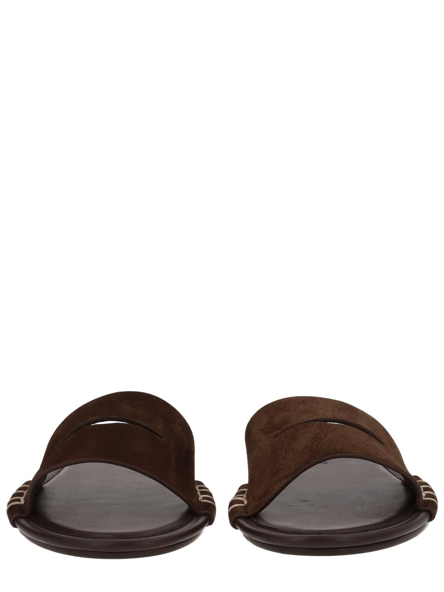 Leather Sandal Brown
