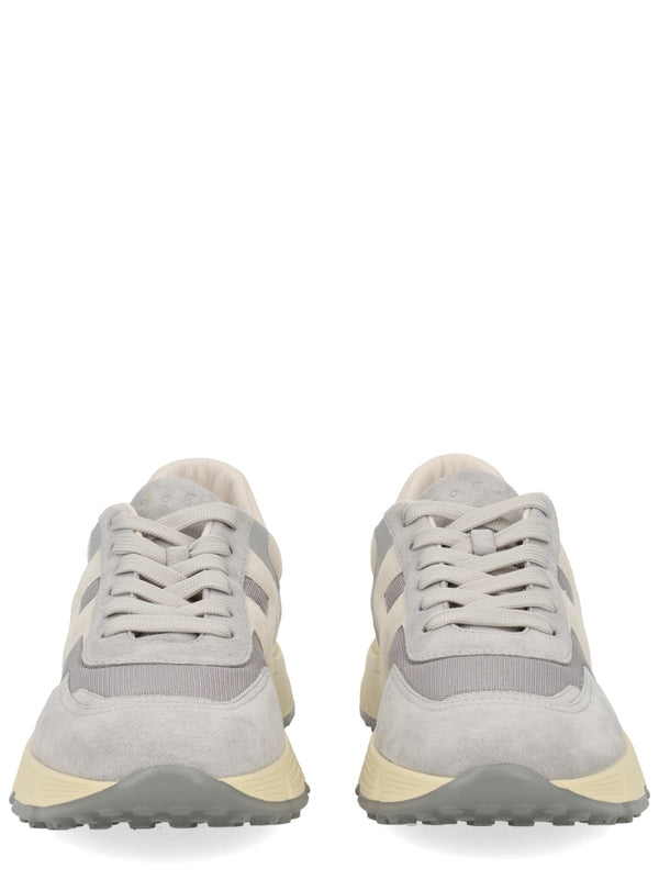 Hyperlight Sneaker Grey Calfskin Trainers