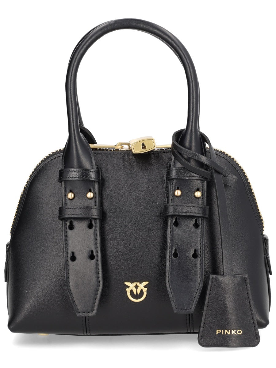 Bowling Mini Escape Bag Black Leather Shoulder
