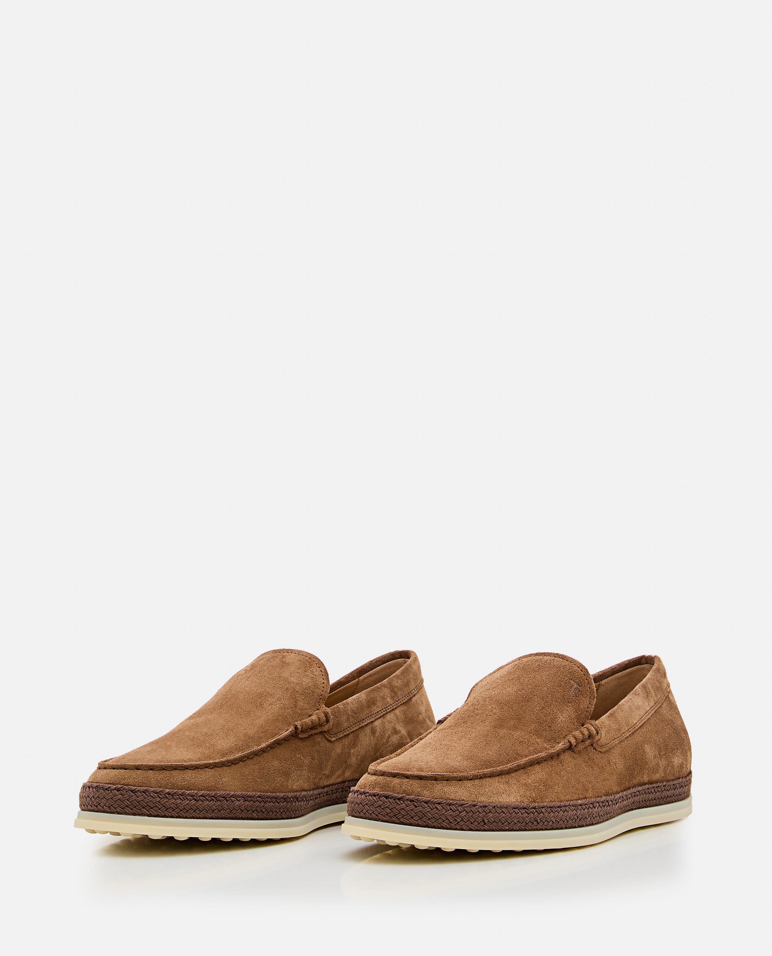 Tods Flat Shoes Brown Calfskin Leather