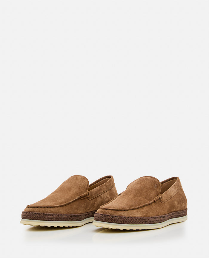 Tods Flat Shoes Brown Calfskin Leather