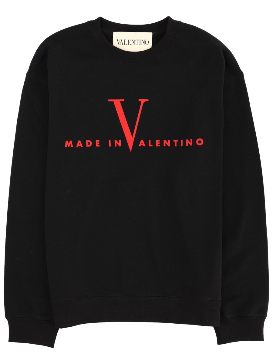 Sweatshirt Made Valentine Black Cotton Jumpers