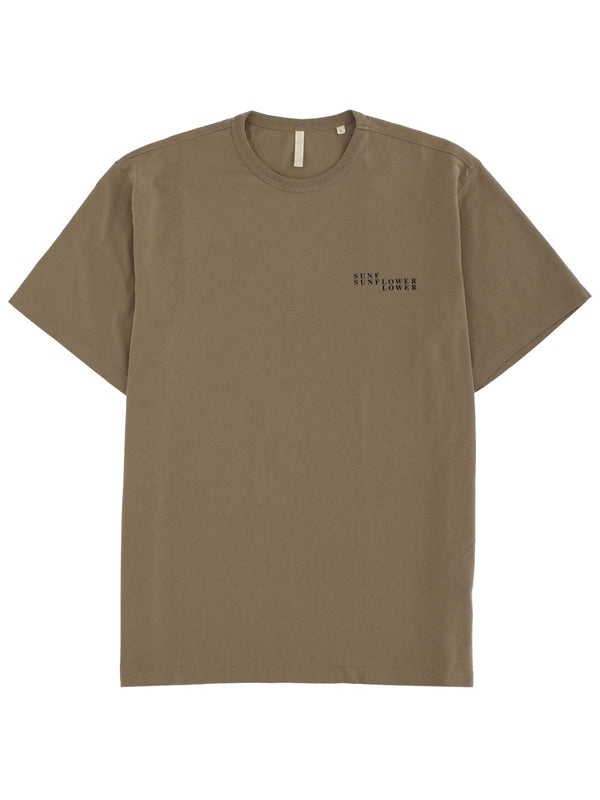 Logo T-Shirt Grey Cotton T-shirts