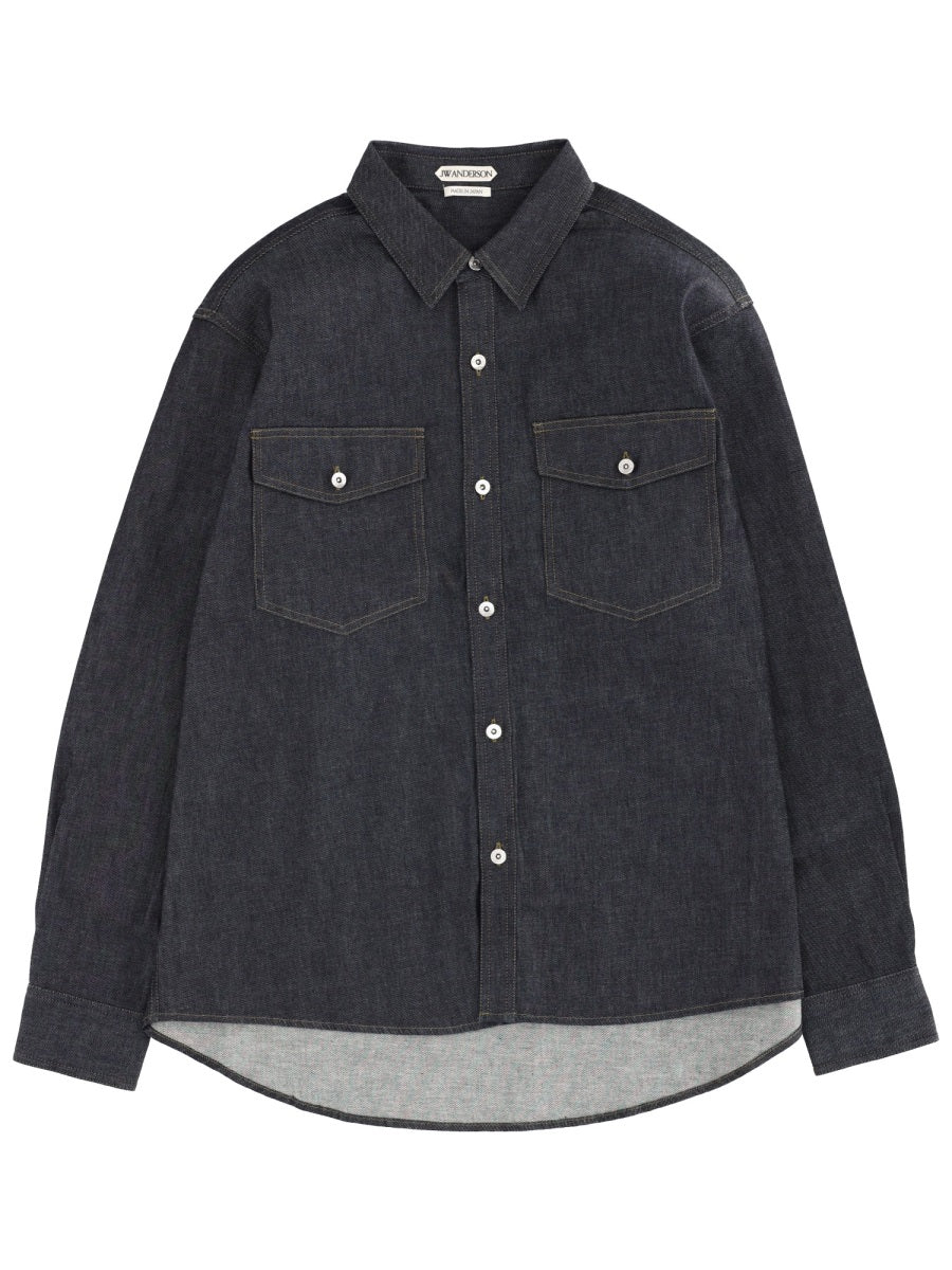 Denim Shirt Blue Main: Cotton