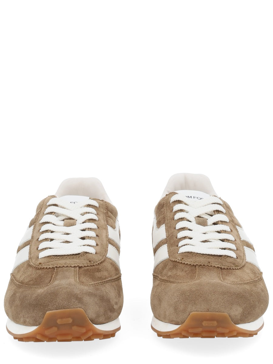 Sneaker Mick Brown Leather Trainers