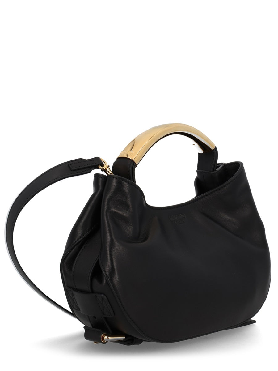 Handle Me Bag Black Leather Handbags