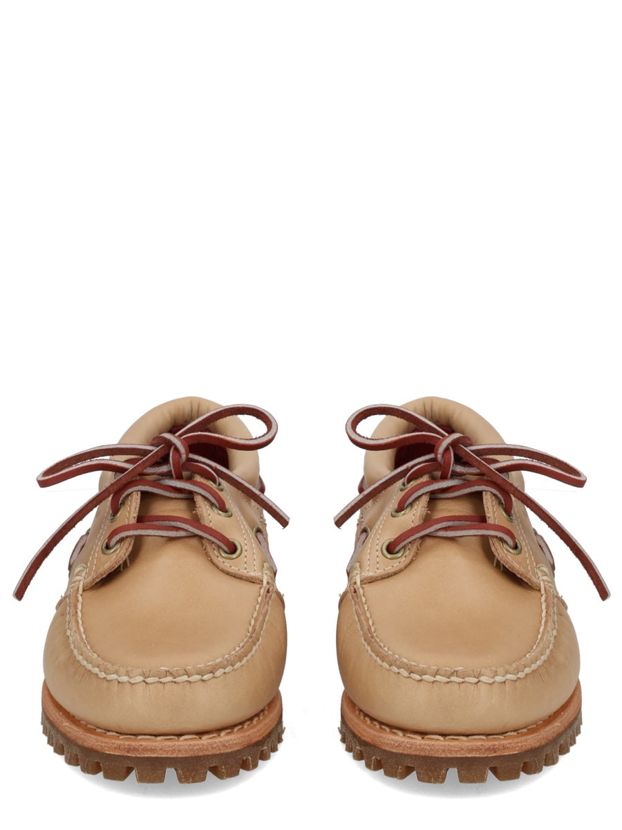 Noreen Leather Loafers Beige