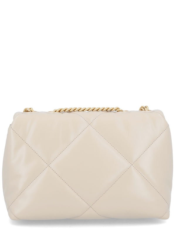 Kira Small Bag Beige Leather Shoulder