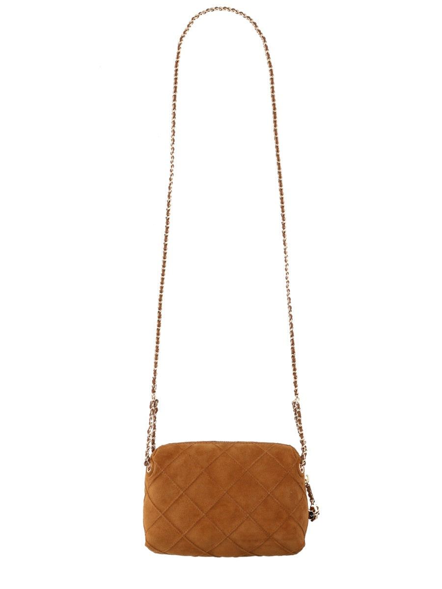 Fleming Bag Brown Leather Shoulder