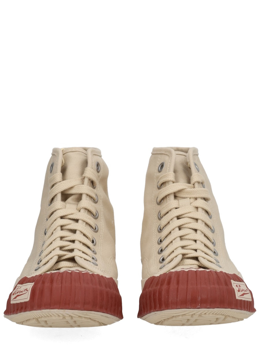 Skagway Hi Sneaker Ivory Cotton Trainers